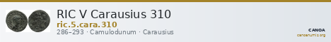 RIC V Carausius 310 — CANOA