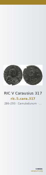 RIC V Carausius 317 — CANOA