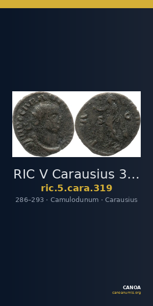 RIC V Carausius 319 — CANOA