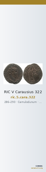 RIC V Carausius 322 — CANOA