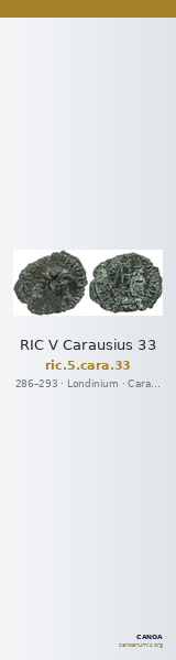RIC V Carausius 33 — CANOA