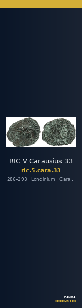 RIC V Carausius 33 — CANOA
