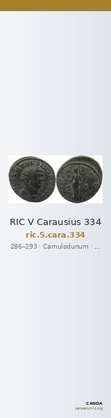 RIC V Carausius 334 — CANOA