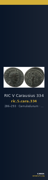 RIC V Carausius 334 — CANOA