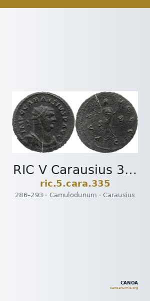 RIC V Carausius 335 — CANOA