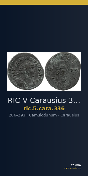RIC V Carausius 336 — CANOA