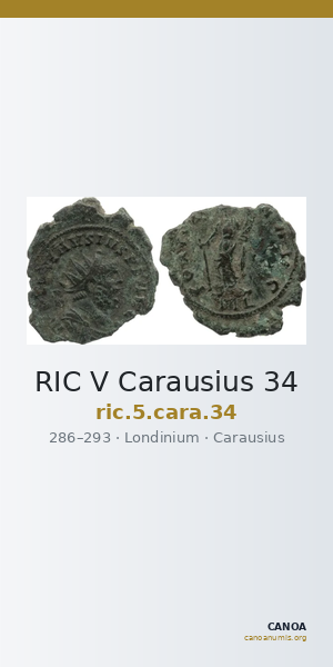 RIC V Carausius 34 — CANOA