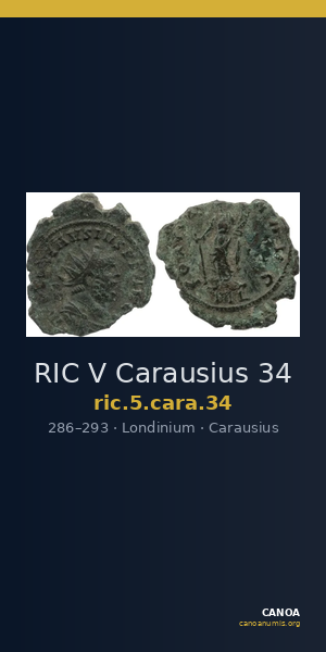 RIC V Carausius 34 — CANOA