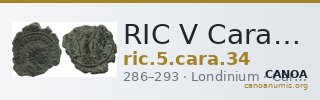 RIC V Carausius 34 — CANOA