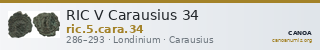 RIC V Carausius 34 — CANOA