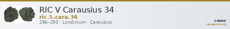 RIC V Carausius 34 — CANOA