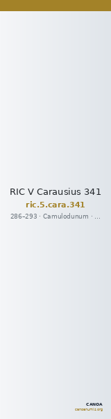 RIC V Carausius 341 — CANOA