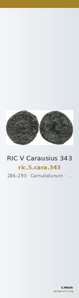 RIC V Carausius 343 — CANOA