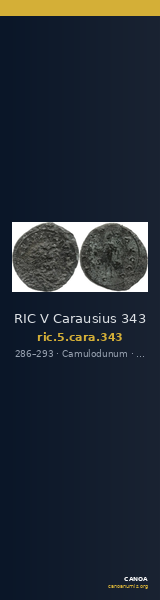 RIC V Carausius 343 — CANOA
