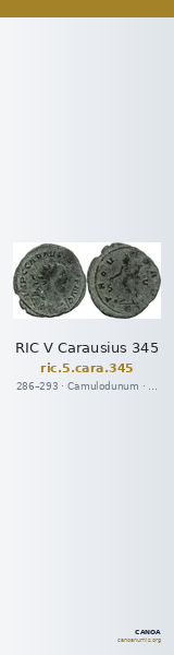 RIC V Carausius 345 — CANOA