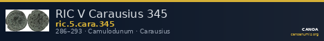 RIC V Carausius 345 — CANOA