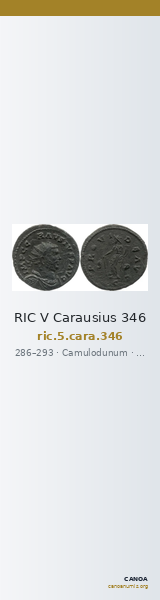 RIC V Carausius 346 — CANOA