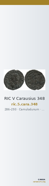 RIC V Carausius 348 — CANOA