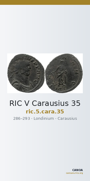 RIC V Carausius 35 — CANOA