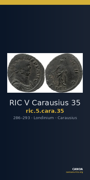 RIC V Carausius 35 — CANOA