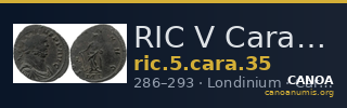 RIC V Carausius 35 — CANOA