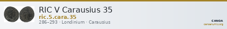 RIC V Carausius 35 — CANOA