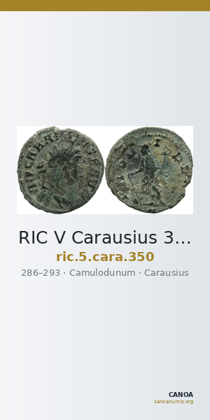 RIC V Carausius 350 — CANOA