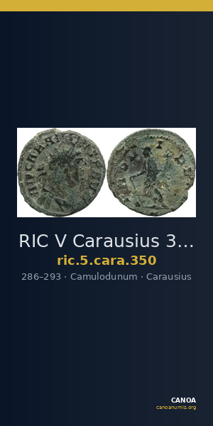RIC V Carausius 350 — CANOA