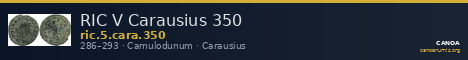 RIC V Carausius 350 — CANOA