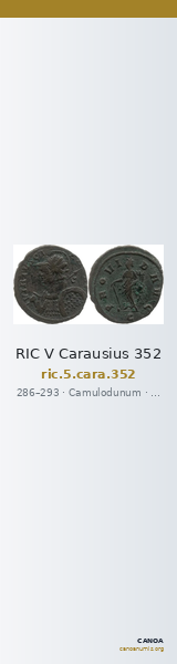 RIC V Carausius 352 — CANOA