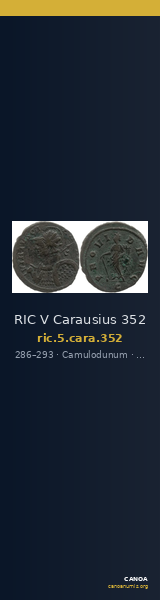 RIC V Carausius 352 — CANOA