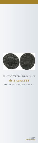 RIC V Carausius 353 — CANOA