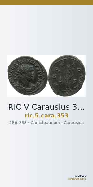 RIC V Carausius 353 — CANOA
