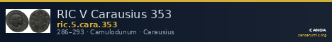 RIC V Carausius 353 — CANOA