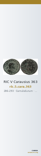 RIC V Carausius 363 — CANOA