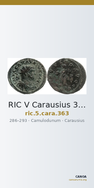 RIC V Carausius 363 — CANOA