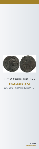 RIC V Carausius 372 — CANOA