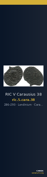 RIC V Carausius 38 — CANOA