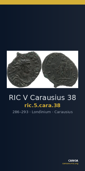 RIC V Carausius 38 — CANOA