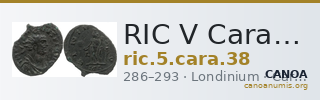 RIC V Carausius 38 — CANOA