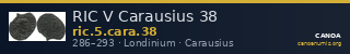 RIC V Carausius 38 — CANOA