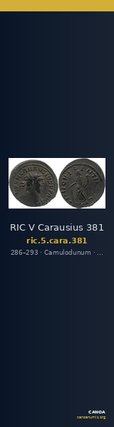 RIC V Carausius 381 — CANOA