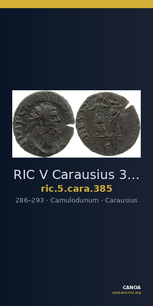RIC V Carausius 385 — CANOA