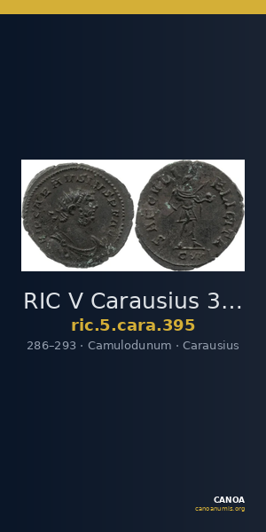 RIC V Carausius 395 — CANOA