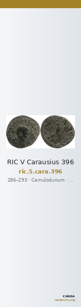 RIC V Carausius 396 — CANOA