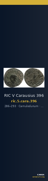 RIC V Carausius 396 — CANOA