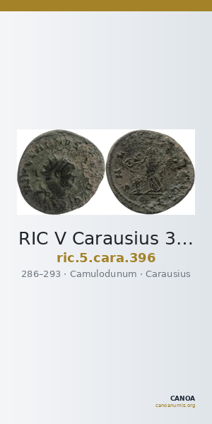 RIC V Carausius 396 — CANOA