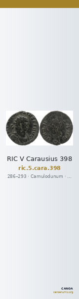 RIC V Carausius 398 — CANOA