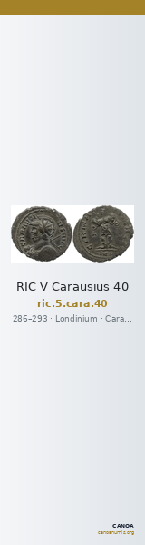 RIC V Carausius 40 — CANOA