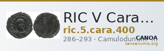 RIC V Carausius 400 — CANOA